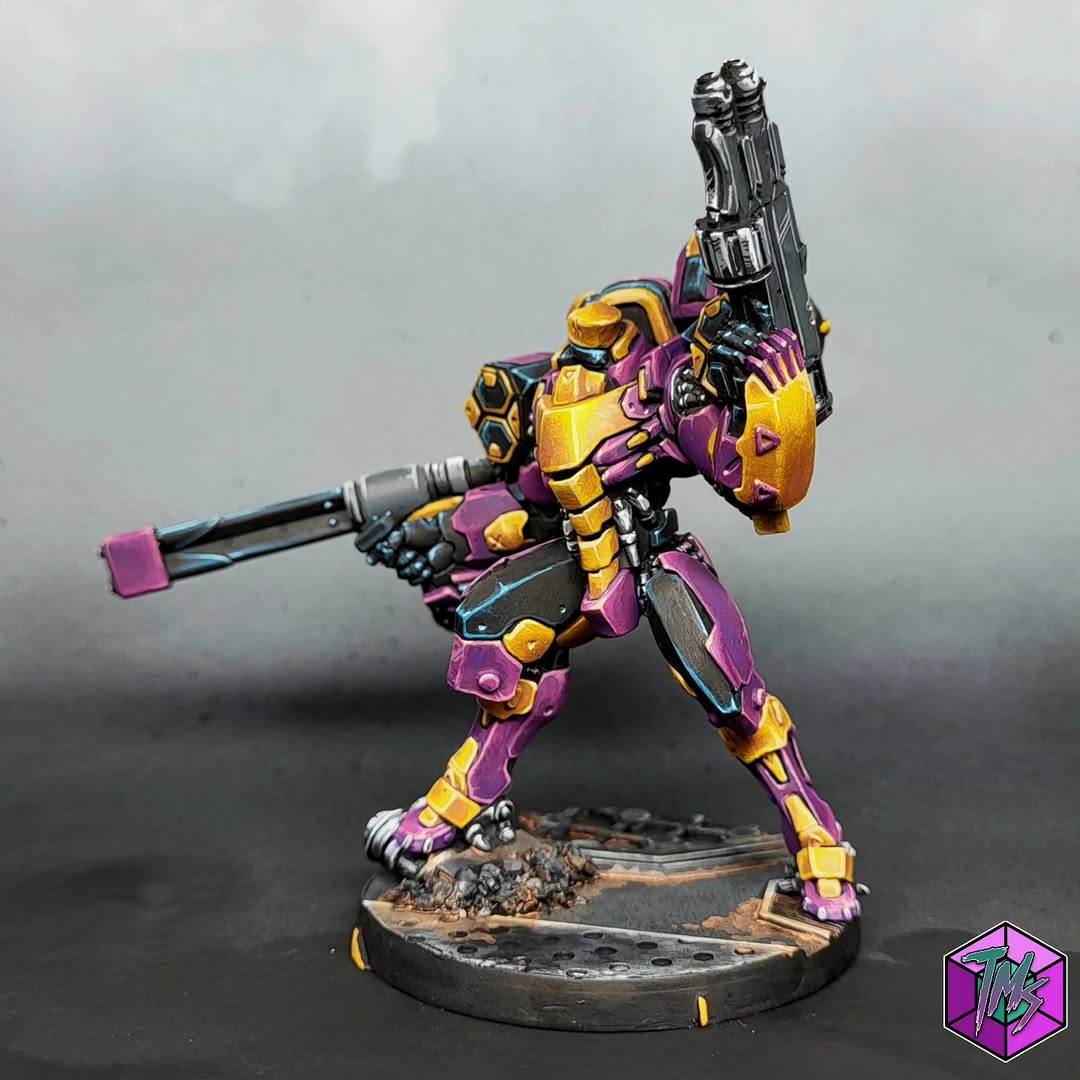 Professionally painted ITS Limited Zeta miniature by Tesseract Minis